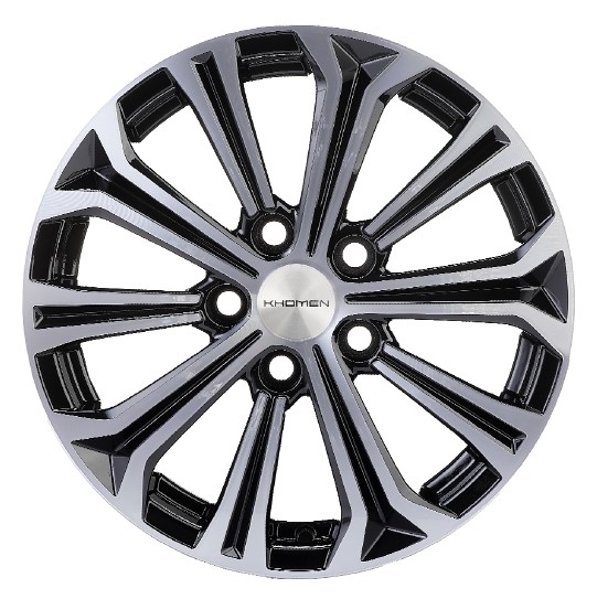 диски KHOMEN KHW1610 (16 ASX) 6,5xR16 5x114,3 67,1 46 BLACK-FP